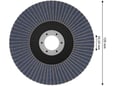 Bosch Brusni disk X451 125mm P40