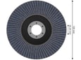 Bosch Brusni disk X451 125mm P60
