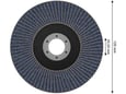 Bosch Brusni disk X451 125mm P80