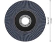 Bosch Brusni disk X451 125mm P80