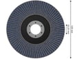 Bosch Brusni disk X451 125mm P120