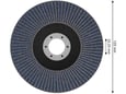 Bosch Brusni disk X451 125mm P120