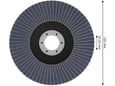 Bosch Brusni disk X451 125mm P40