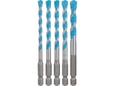 Bosch Set burgija i dleta Expert Hex-9 MultiConstruction 5kom