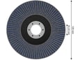 Bosch Brusni disk X451 125mm P120