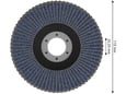 Bosch Brusni disk X451 115mm P120