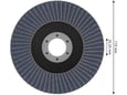 Bosch Brusni disk X451 115mm P40