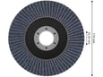 Bosch Brusni disk X451 115mm P80