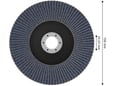 Bosch Brusni disk X451 150mm P80