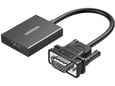 UGREEN pretvornik VGA (M) na HDMI (Ž) z avdio, 0,15 m, CM513
