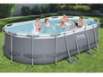 BESTWAY Bazen sa metalnim okvirom, merdevinama i filter pumpom 427x250x100cm Power steel