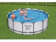 Bestway Bazen sa metalnim okvirom, merdevinama i filter pumpom, 427x122 cm, Steel Pro MAX, okrugli