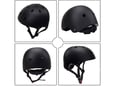 Kaciga za trotinet,rolere,skateboard (M 54-58 cm) crna