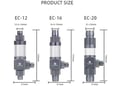 Aquapro CO2 EC-16 eksterni difuzor 16mm