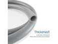 WeekAqua crevo PVC 12/16mm sivo na metar merenje