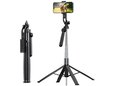 Stativ Tripod Wireless + Selfie Stick REMAX P30 1.8m crni