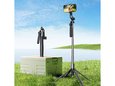 Stativ Tripod Wireless + Selfie Stick REMAX P30 1.8m crni
