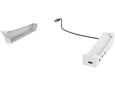 Stalak + 4x USB 2.0 DOBE P5S008 za PS5 Slim/ PS5 Pro beli