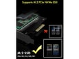 ICYBOX konverter za M.2 NVMe SSD na PCIe x4 slot IB-PCI208-HS
