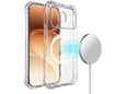 Maska za telefon Honor 600 Pro MagSafe Ice Cube Transparentna