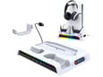 iPega Vertikalni multifunkcionalni stalak za PS5 Slim Pro PG-P5S006 RGB beli