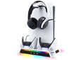iPega Vertikalni multifunkcionalni stalak za PS5 Slim Pro PG-P5S006 RGB beli