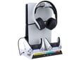 iPega Vertikalni multifunkcionalni stalak za PS5 Slim Pro PG-P5S006 RGB beli