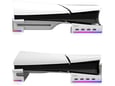 iPega Horizontalni multifunkcionalni stalak za PS5 Slim Pro PG-P5S021 RGB beli