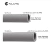 AquaPro silikonsko profesionalno crevo 16/22mm sivo 3m