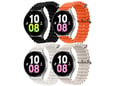 Silikonska narukvica Ocean Band za pametni sat Samsung Galaxy Watch Ultra 47 mm bela