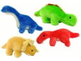 Set plišastih dinozavrov (12 kosov) 16cm 4 vrste - T-rex, Brachiosaurus, Stegosaurus, Triceratops