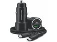 CHAMELEON avtomobilski polnilec IBD412-1UC-48W-M, 48 W, PD, QC, 1x USB-C, 1x USB-A