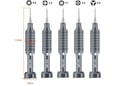 ONASI Komplet natančnih izvijačev Steel King RL-730A za popravilo telefonov in elektronike