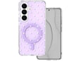 ONASI ovitek za TPU PolkaPop MagSafe Samsung Galaxy S26 5G, vijola