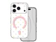 ONASI ovitek za TPU PolkaPop MagSafe iPhone 17 Pro / iPhone 18 Pro, bela