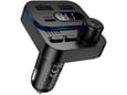 BOROFONE BC61 Ocean FM Bluetooth oddajnik MP3, 2× USB + USB-C PD 45W, črn
