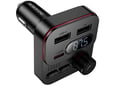 BOROFONE BC61 Ocean FM Bluetooth oddajnik MP3, 2× USB + USB-C PD 45W, črn