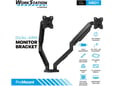 Fantech Nosač za dva monitora WorkStation ProMount MBD1 crni