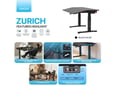 Fantech Gaming sto DW314 Zurich podesivi ergonomski Magnetic Desk crni