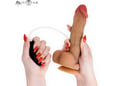 MR INTENSE Dildo Danny Flesh 20,5 Cm - Realističen Penis, Funkcija Ejakulacije, Briziganje, špricanj