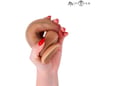 MR INTENSE Dildo Bruce Flesh 17,8 Cm - Realističen Penis, S Sesalnim Dnom, Gibljiv, Tekoči Silikon