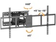 MYWALL stenski nosilec za TV HF 7L 152-355cm, do 125 kg