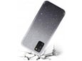 ONASI silikonski ovitek Bling 2v1 za Samsung Galaxy A34, srebrno siv
