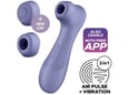 SATISFYER vibrator za klitoris Satisfyer Pro 2 Generation 3, z aplikacijo, vijolična