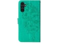 Chameleon Samsung Galaxy A34 5G - Preklopna torbica (WLGO-Butterfly) - turkizna