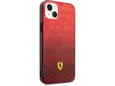 FERRARI silikonski ovitek Scuderia za iPhone 14 Plus, rdeča, FEHCP14MEAOR