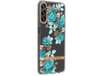 CHAMELEON ovitek za gumiran Flowers Samsung Galaxy A54 5G, moder
