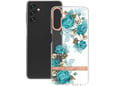 CHAMELEON ovitek za gumiran Flowers Samsung Galaxy A54 5G, moder
