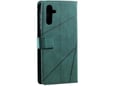 Chameleon Samsung Galaxy A54 5G - Preklopna torbica (WLGO-Lines) - zelena