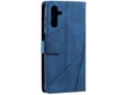 Chameleon Samsung Galaxy A14 4G/5G - Preklopna torbica (WLGO-Lines) - modra